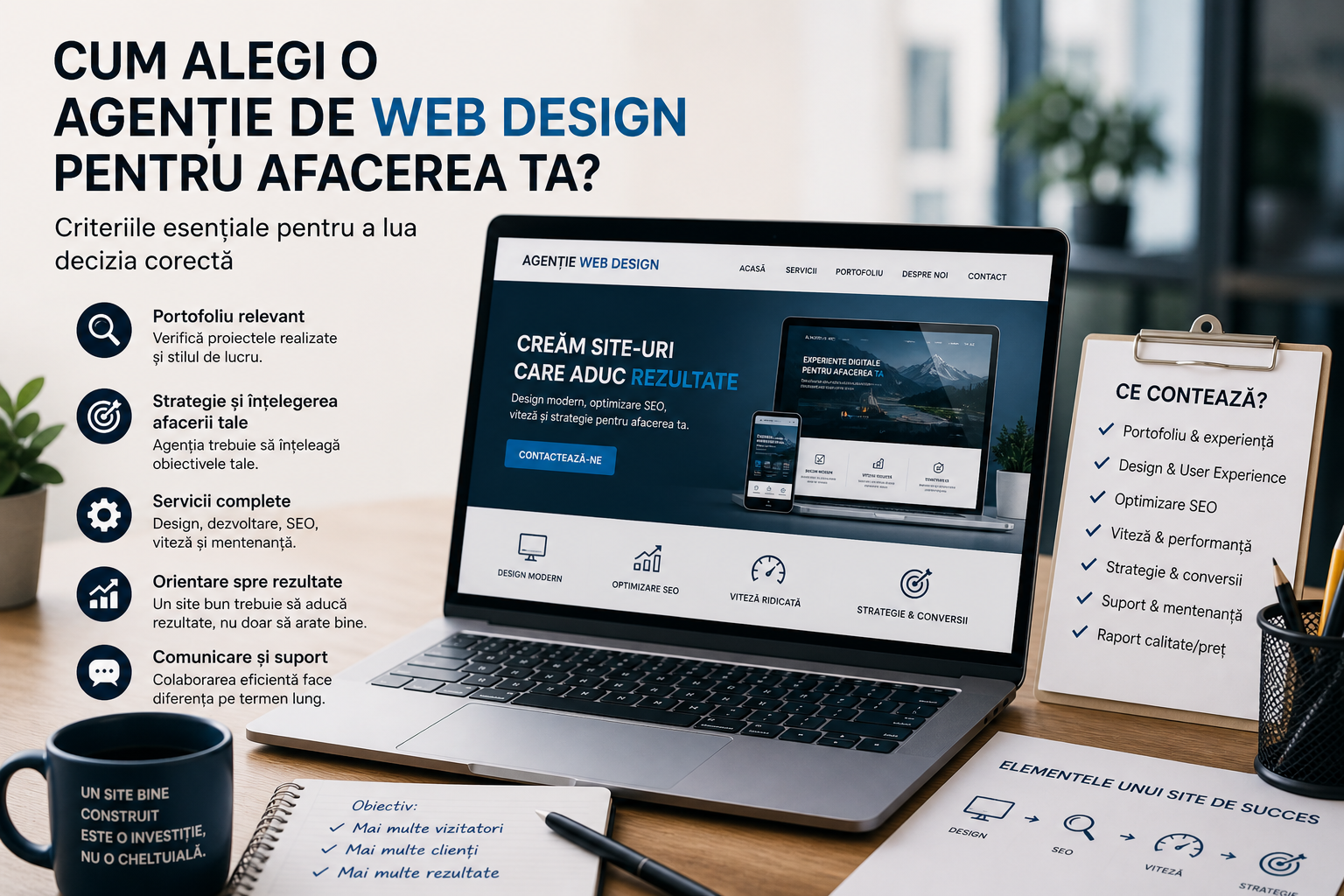 Cum alegi o agenție de web design pentru afacerea ta?