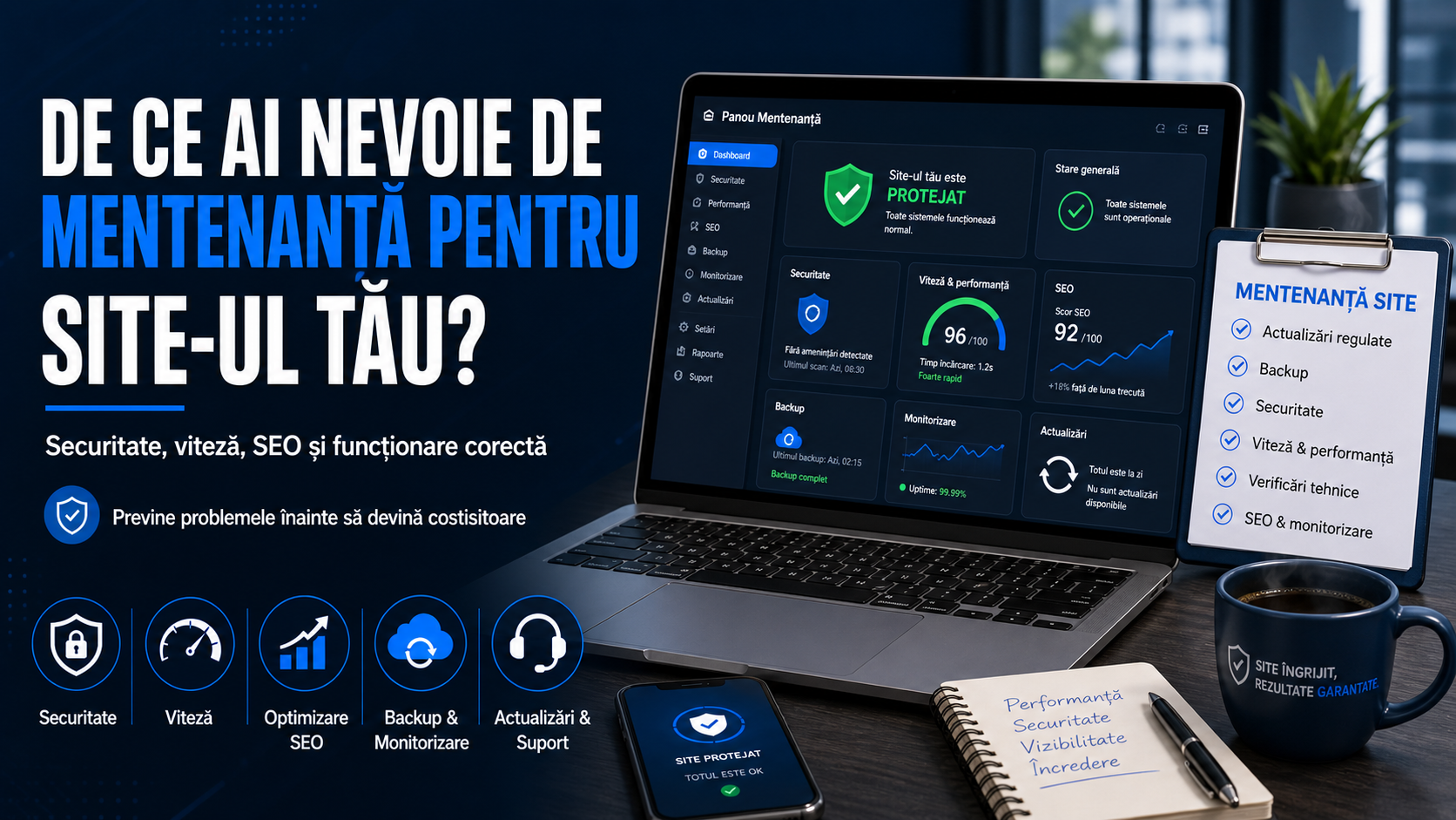 De ce ai nevoie de mentenanță pentru site-ul tău?